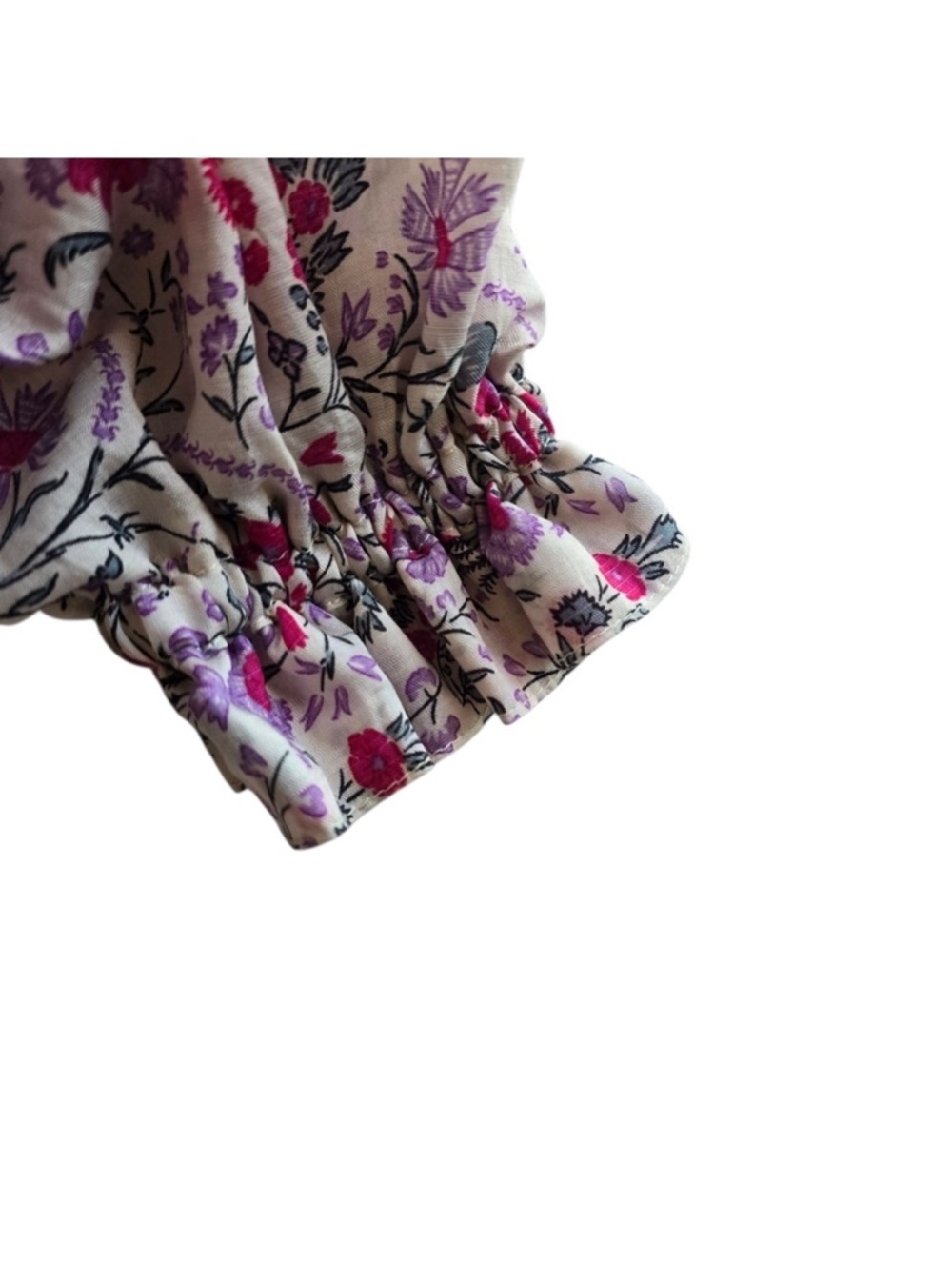 Sabina Musayev Maelys Top In Ivory Print, Size XS - Picture 9 of 11